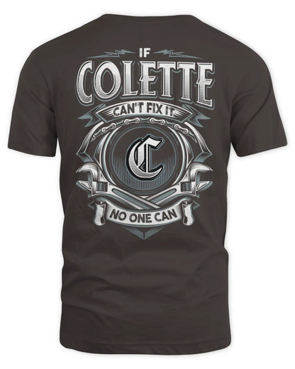 COLETTE AP81-K4-626 - Personalized Ahmed Quote Apparel “If Ahmed Can't Fix It, No One Can” - Unisex Standard T-Shirt - Dark Chocolate
