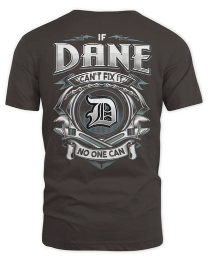 DANE AP81-K4-626 - Personalized Ahmed Quote Apparel “If Ahmed Can't Fix It, No One Can” - Unisex Standard T-Shirt - Dark Chocolate
