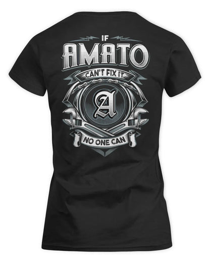 AMATO AP81-K4-626 - Personalized Ahmed Quote Apparel “If Ahmed Can't Fix It, No One Can” - Women's Standard T-Shirt - Black