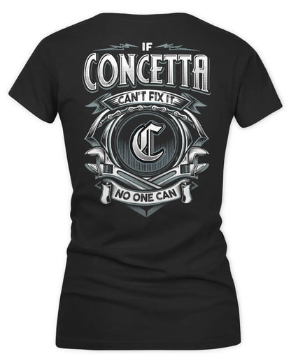 CONCETTA AP81-K4-626 - Personalized Ahmed Quote Apparel “If Ahmed Can't Fix It, No One Can” - Women's V-Neck T-Shirt - Black
