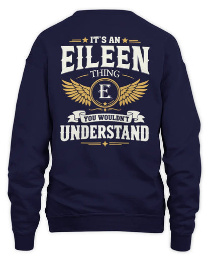 EILEEN KT06-M008 It’s a [NAME] Thing – You Wouldn’t Understand | Personalized Vintage T-Shirt - Unisex Sweatshirt - Navy