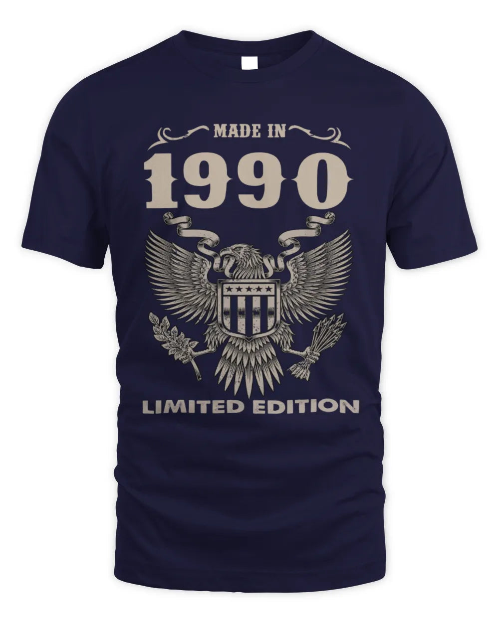 1990 HH89-K2 – Classic Birth Year Limited Edition T-Shirt - Unisex Standard T-Shirt - Navy