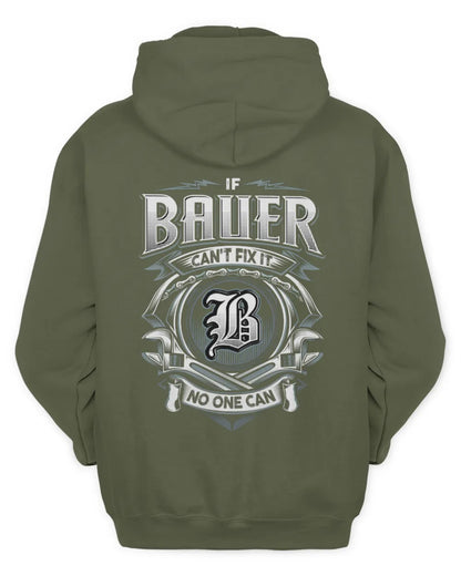 BAUER AP81-K4-626 - Personalized Ahmed Quote Apparel “If Ahmed Can't Fix It, No One Can” - Unisex Hoodie - Military Green