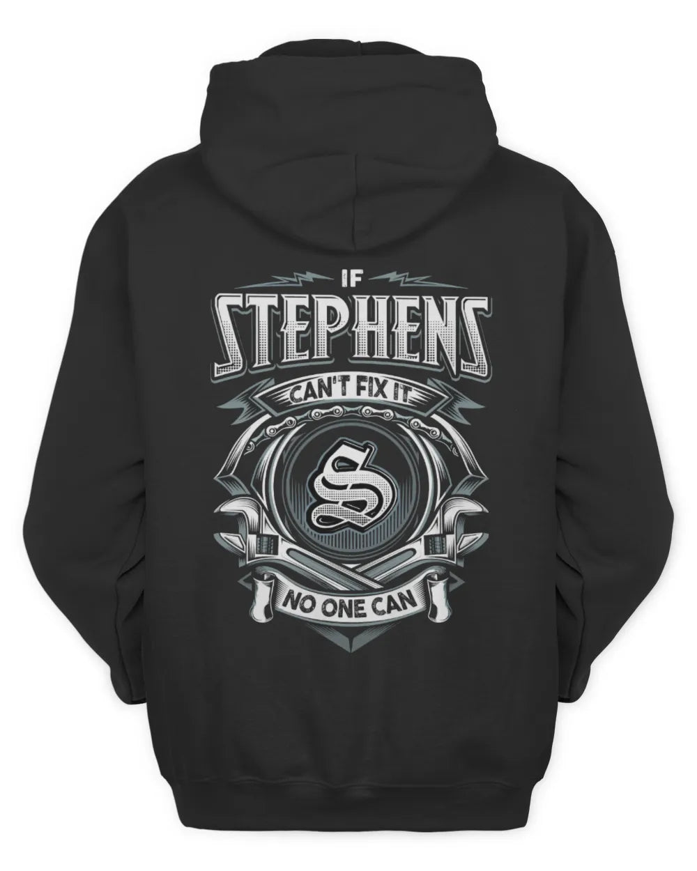 STEPHENS AP81-K4-626 - Personalized Ahmed Quote Apparel “If Ahmed Can't Fix It, No One Can” - Unisex Hoodie - Black