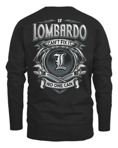 LOMBARDO AP81-K4-626 - Personalized Ahmed Quote Apparel “If Ahmed Can't Fix It, No One Can” - Men's Long Sleeved T-Shirt - Black