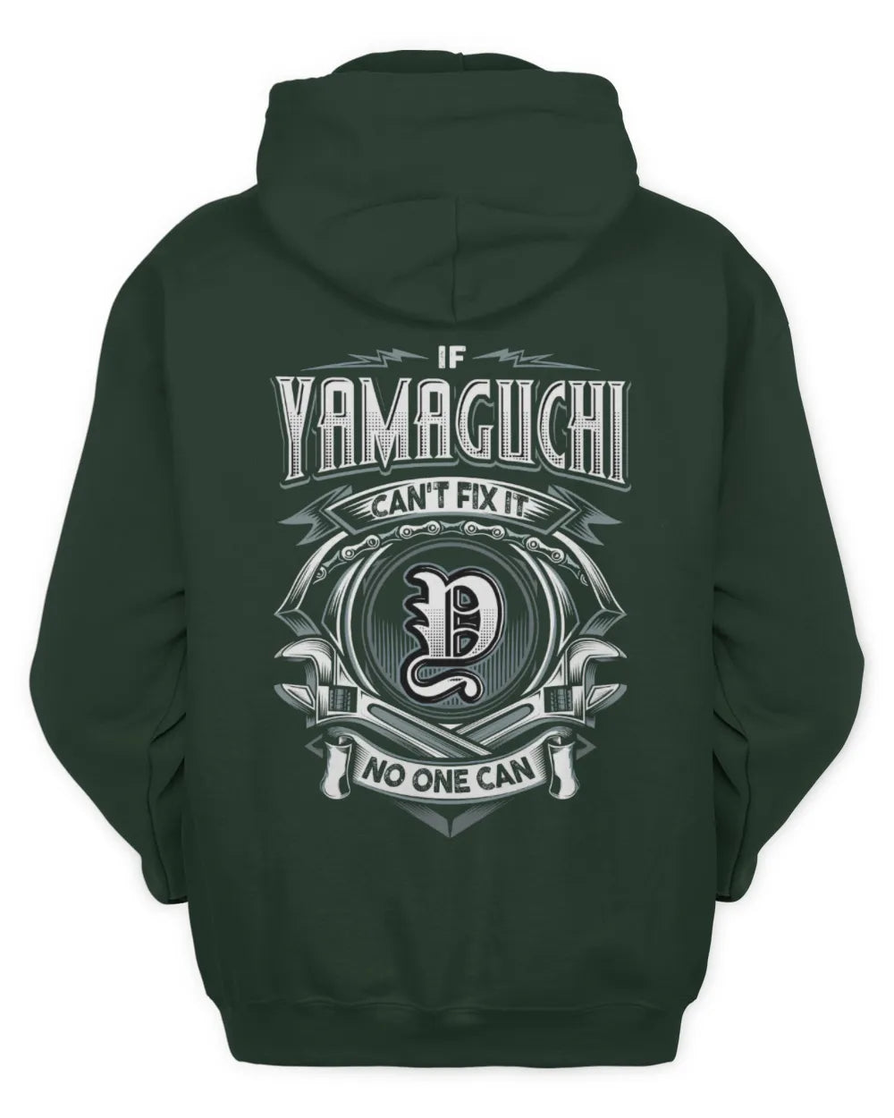 YAMAGUCHI AP81-K4-626 - Personalized Ahmed Quote Apparel “If Ahmed Can't Fix It, No One Can” - Unisex Hoodie - Forest Green