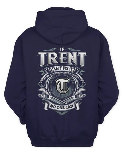 TRENT AP81-K4-626 - Personalized Ahmed Quote Apparel “If Ahmed Can't Fix It, No One Can” - Unisex Hoodie - Navy