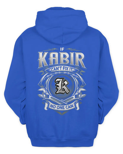 KABIR AP81-K4-626 - Personalized Ahmed Quote Apparel “If Ahmed Can't Fix It, No One Can” - Unisex Hoodie - Royal