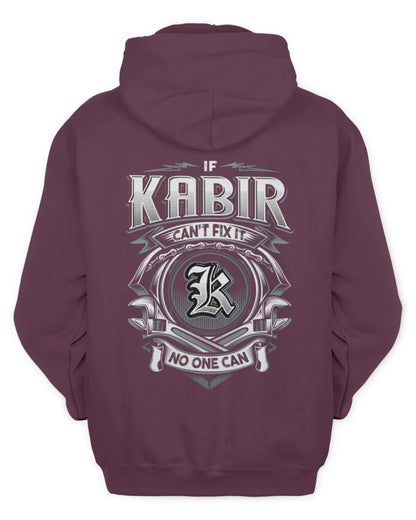 KABIR AP81-K4-626 - Personalized Ahmed Quote Apparel “If Ahmed Can't Fix It, No One Can” - Unisex Hoodie - Maroon