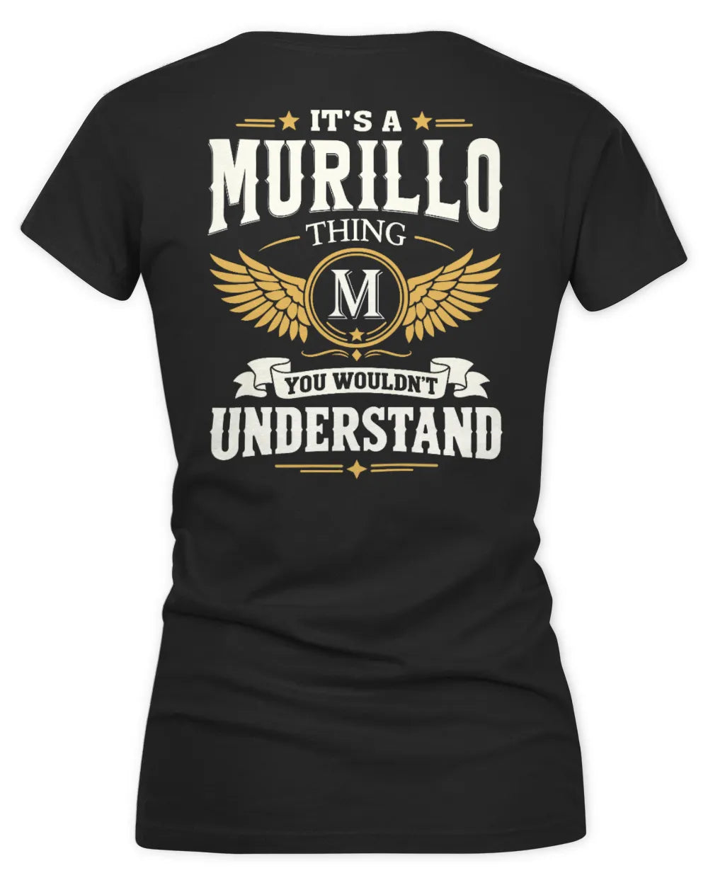 MURILLO KT06-M008 It’s a [NAME] Thing – You Wouldn’t Understand | Personalized Vintage T-Shirt - Women's V-Neck T-Shirt - Black