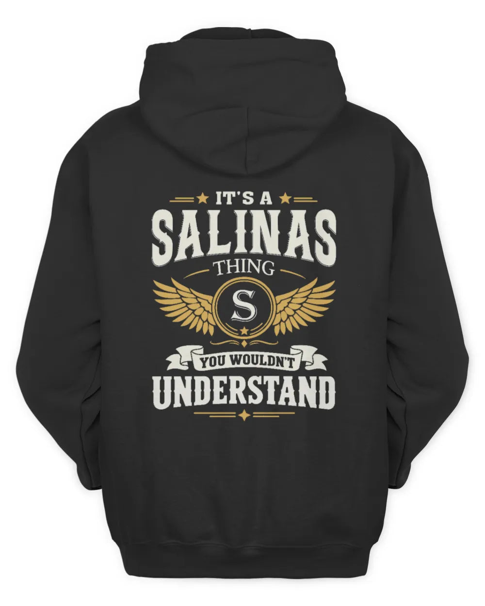 SALINAS KT06-M008 It’s a [NAME] Thing – You Wouldn’t Understand | Personalized Vintage T-Shirt - Unisex Hoodie - Black