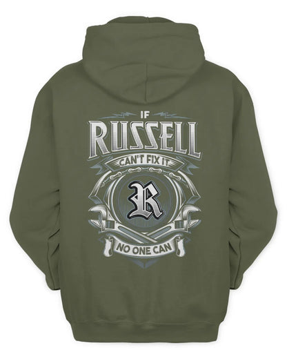 RUSSELL AP81-K4-626 - Personalized Ahmed Quote Apparel “If Ahmed Can't Fix It, No One Can” - Unisex Hoodie - Military Green