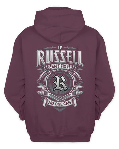 RUSSELL AP81-K4-626 - Personalized Ahmed Quote Apparel “If Ahmed Can't Fix It, No One Can” - Unisex Hoodie - Maroon