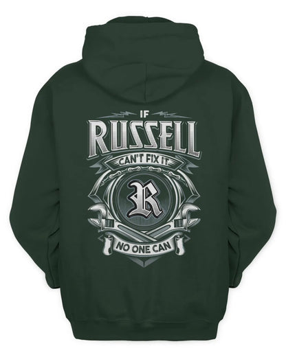 RUSSELL AP81-K4-626 - Personalized Ahmed Quote Apparel “If Ahmed Can't Fix It, No One Can” - Unisex Hoodie - Forest Green