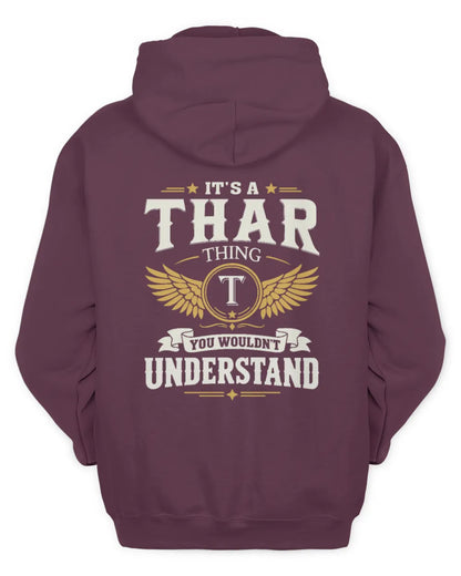 THAR KT06-M008 It’s a [NAME] Thing – You Wouldn’t Understand | Personalized Vintage T-Shirt - Unisex Hoodie - Maroon