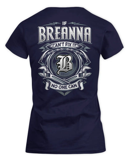 BREANNA AP81-K4-626 - Personalized Ahmed Quote Apparel “If Ahmed Can't Fix It, No One Can” - Women's Standard T-Shirt - Navy