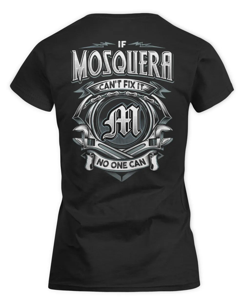 MOSQUERA AP81-K4-626 - Personalized Ahmed Quote Apparel “If Ahmed Can't Fix It, No One Can” - Women's Standard T-Shirt - Black