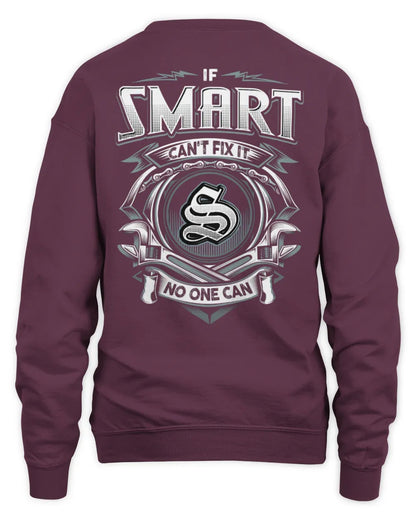 SMART AP81-K4-626 - Personalized Ahmed Quote Apparel “If Ahmed Can't Fix It, No One Can” - Unisex Sweatshirt - Maroon