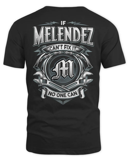 MELENDEZ AP81-K4-626 - Personalized Ahmed Quote Apparel “If Ahmed Can't Fix It, No One Can” - Unisex Standard T-Shirt - Black