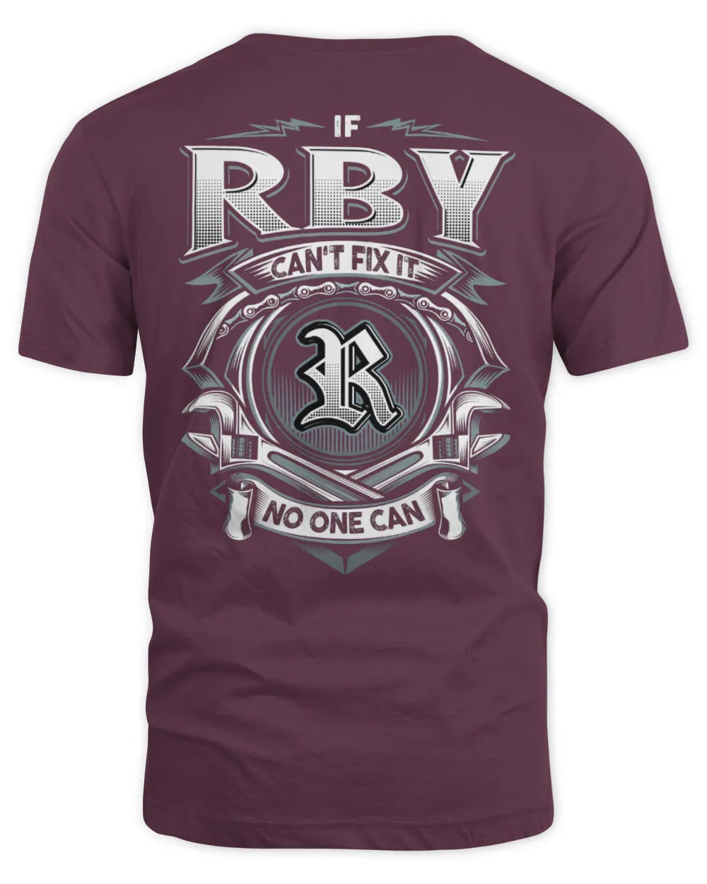 RBY AP81-K4-626 - Personalized Ahmed Quote Apparel “If Ahmed Can't Fix It, No One Can” - Unisex Standard T-Shirt - Maroon