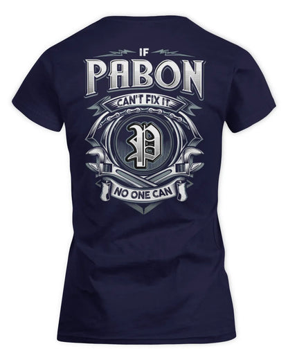 PABON AP81-K4-626 - Personalized Ahmed Quote Apparel “If Ahmed Can't Fix It, No One Can” - Women's Standard T-Shirt - Navy