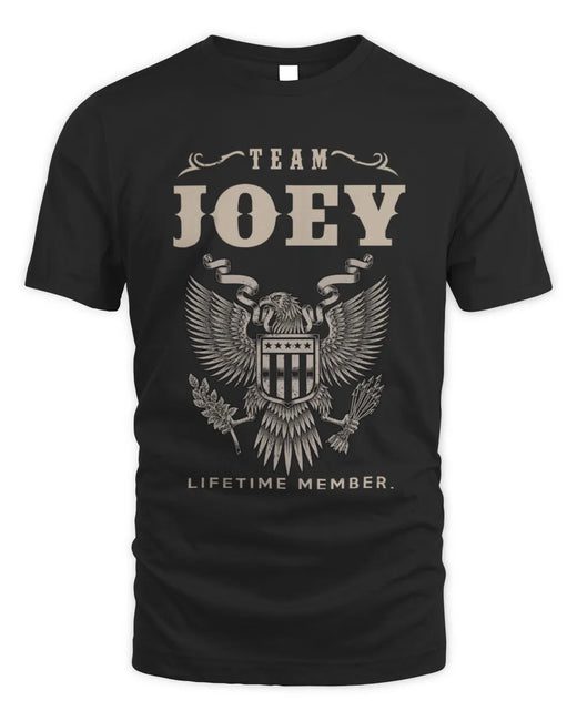 JOEY TP06-K82 – Personalized Classic Style Apparel “Team NAME Lifetime Member”
