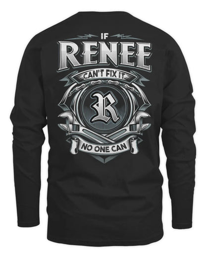 RENEE AP81-K4-626 - Personalized Ahmed Quote Apparel “If Ahmed Can't Fix It, No One Can” - Men's Long Sleeved T-Shirt - Black