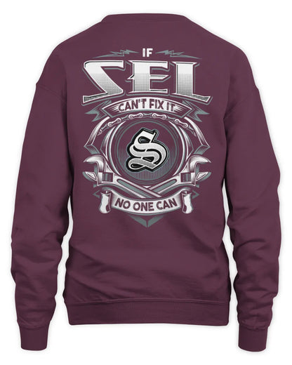 SEL AP81-K4-626 - Personalized Ahmed Quote Apparel “If Ahmed Can't Fix It, No One Can” - Unisex Sweatshirt - Maroon