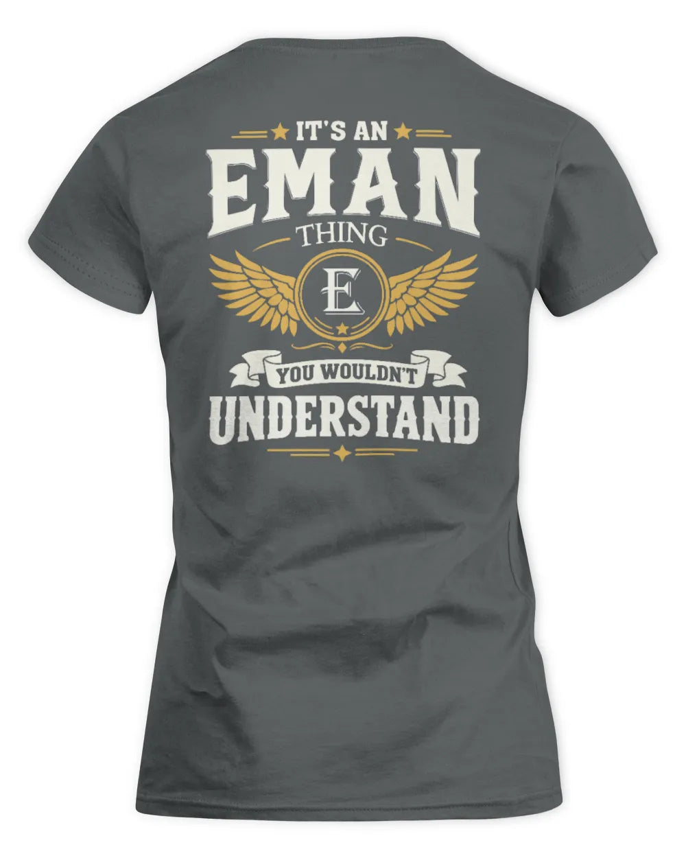 EMAN KT06-M008 It’s a [NAME] Thing – You Wouldn’t Understand | Personalized Vintage T-Shirt - Women's Standard T-Shirt - Charcoal
