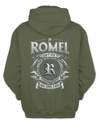 ROMEL AP81-K4-626 - Personalized Ahmed Quote Apparel “If Ahmed Can't Fix It, No One Can” - Unisex Hoodie - Military Green