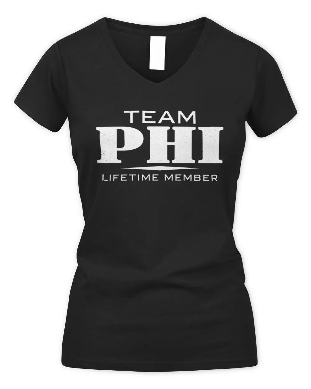 PHI BL62-K4-128 - Personalized “Team AARON Lifetime Member” - Women's V-Neck T-Shirt - Royal