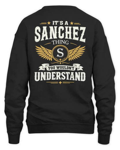 SANCHEZ KT06-M008 It’s a [NAME] Thing – You Wouldn’t Understand | Personalized Vintage T-Shirt - Unisex Sweatshirt - Black