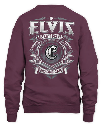 ELVIS AP81-K4-626 - Personalized Ahmed Quote Apparel “If Ahmed Can't Fix It, No One Can” - Unisex Sweatshirt - Maroon