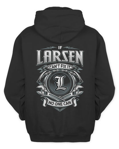 LARSEN AP81-K4-626 - Personalized Ahmed Quote Apparel “If Ahmed Can't Fix It, No One Can” - Unisex Hoodie - Black