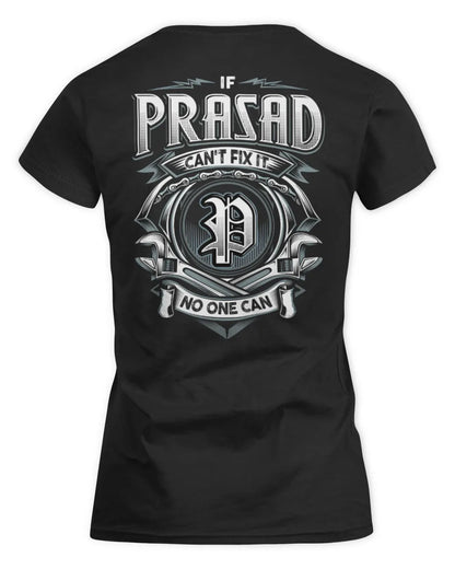PRASAD AP81-K4-626 - Personalized Ahmed Quote Apparel “If Ahmed Can't Fix It, No One Can” - Women's Standard T-Shirt - Black