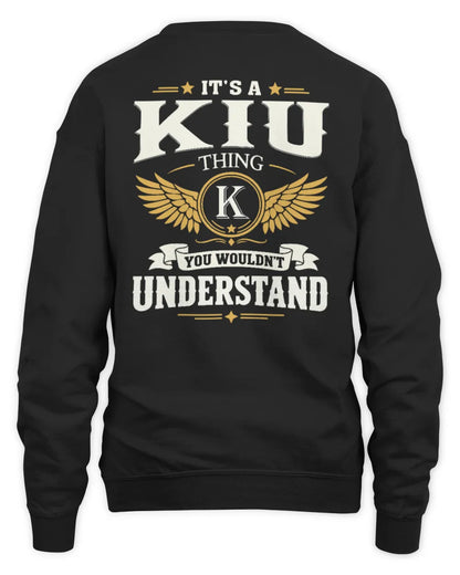 KIU KT06-M008 It’s a [NAME] Thing – You Wouldn’t Understand | Personalized Vintage T-Shirt - Unisex Sweatshirt - Black