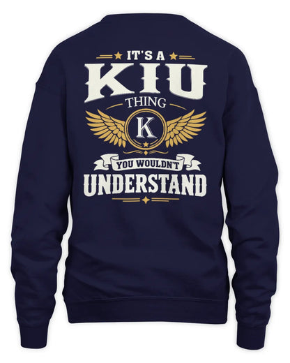 KIU KT06-M008 It’s a [NAME] Thing – You Wouldn’t Understand | Personalized Vintage T-Shirt - Unisex Sweatshirt - Navy