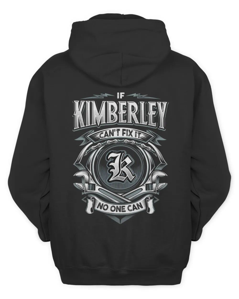 KIMBERLEY AP81-K4-626 - Personalized Ahmed Quote Apparel “If Ahmed Can't Fix It, No One Can” - Unisex Hoodie - Black