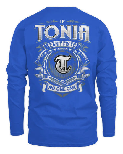 TONIA AP81-K4-626 - Personalized Ahmed Quote Apparel “If Ahmed Can't Fix It, No One Can” - Men's Long Sleeved T-Shirt - Royal