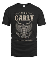 CARLY TP06-K82 – Personalized Classic Style Apparel “Team NAME Lifetime Member” - Unisex Standard T-Shirt - Black