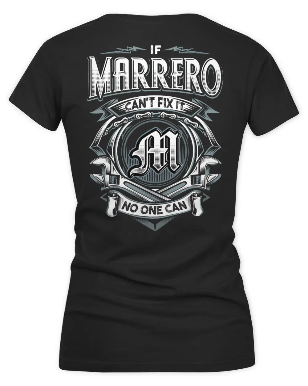 MARRERO AP81-K4-626 - Personalized Ahmed Quote Apparel “If Ahmed Can't Fix It, No One Can” - Women's V-Neck T-Shirt - Black