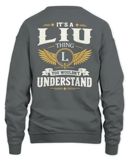 LIU KT06-M008 It’s a [NAME] Thing – You Wouldn’t Understand | Personalized Vintage T-Shirt - Unisex Sweatshirt - Charcoal