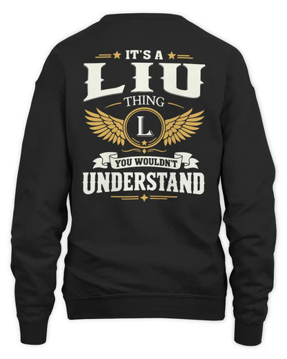 LIU KT06-M008 It’s a [NAME] Thing – You Wouldn’t Understand | Personalized Vintage T-Shirt - Unisex Sweatshirt - Black