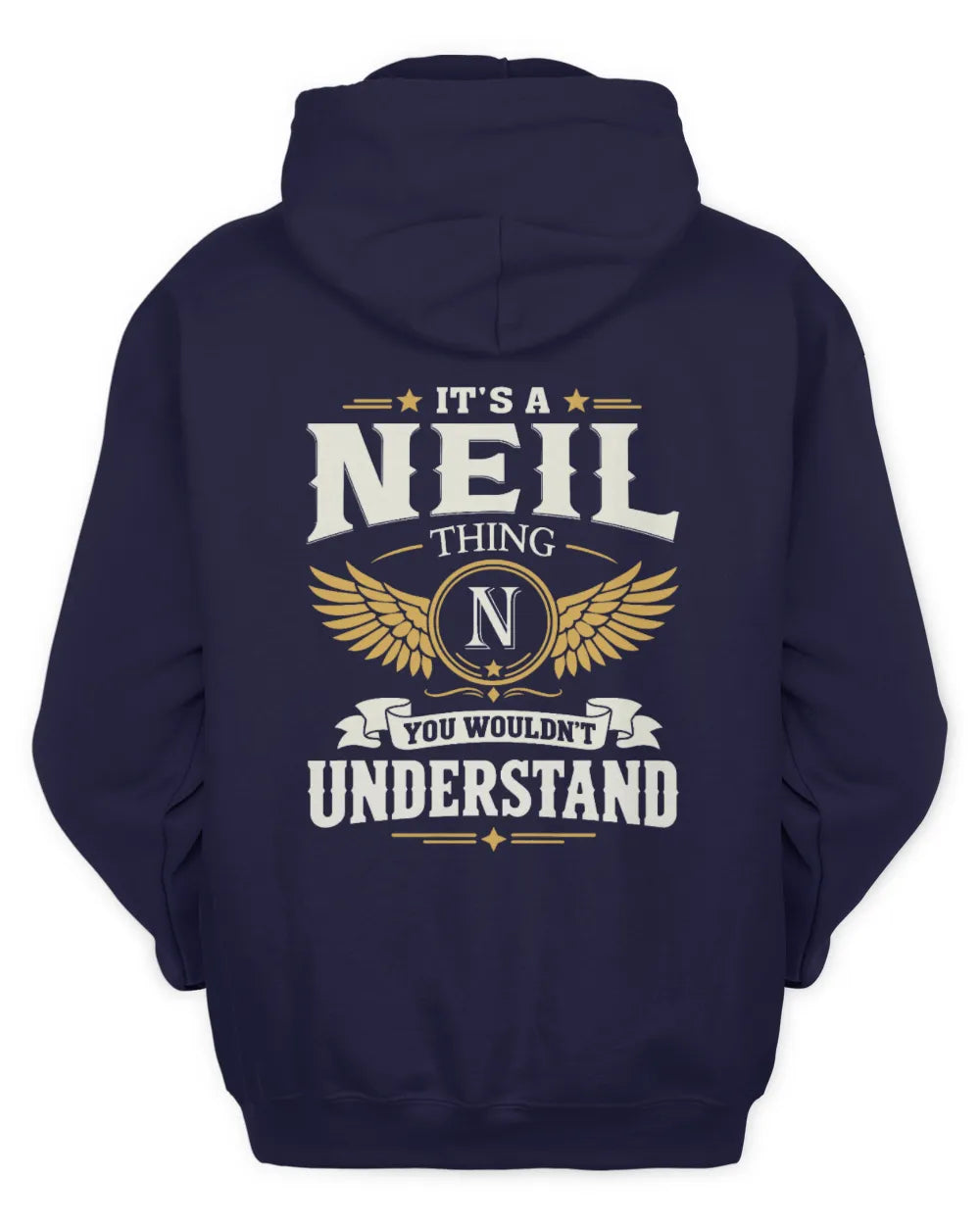 NEIL KT06-M008 It’s a [NAME] Thing – You Wouldn’t Understand | Personalized Vintage T-Shirt - Unisex Hoodie - Navy