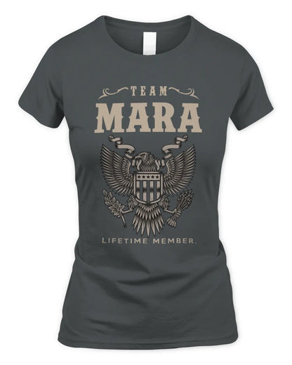 MARA TP06-K82 – Personalized Classic Style Apparel “Team NAME Lifetime Member” - Women's Standard T-Shirt - Charcoal