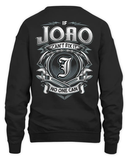 JOAO AP81-K4-626 - Personalized Ahmed Quote Apparel “If Ahmed Can't Fix It, No One Can” - Unisex Sweatshirt - Black