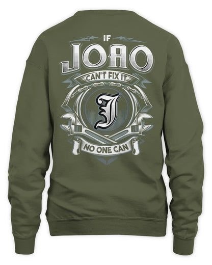 JOAO AP81-K4-626 - Personalized Ahmed Quote Apparel “If Ahmed Can't Fix It, No One Can” - Unisex Sweatshirt - Military Green