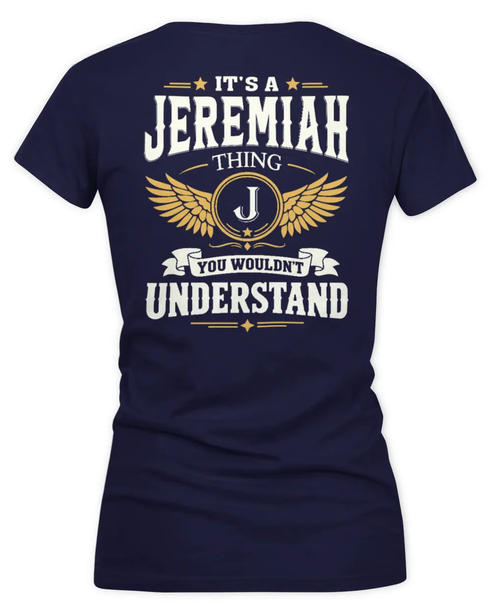 JEREMIAH KT06-M008 It’s a [NAME] Thing – You Wouldn’t Understand | Personalized Vintage T-Shirt - Women's V-Neck T-Shirt - Navy