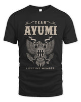 AYUMI TP06-K82 – Personalized Classic Style Apparel “Team NAME Lifetime Member” - Unisex Standard T-Shirt - Black