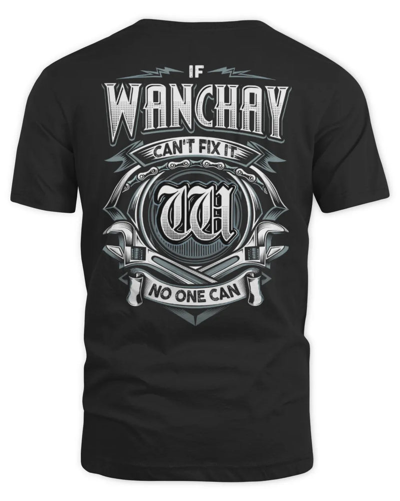 WANCHAY AP81-K4-626 - Personalized Ahmed Quote Apparel “If Ahmed Can't Fix It, No One Can” - Unisex Standard T-Shirt - Black
